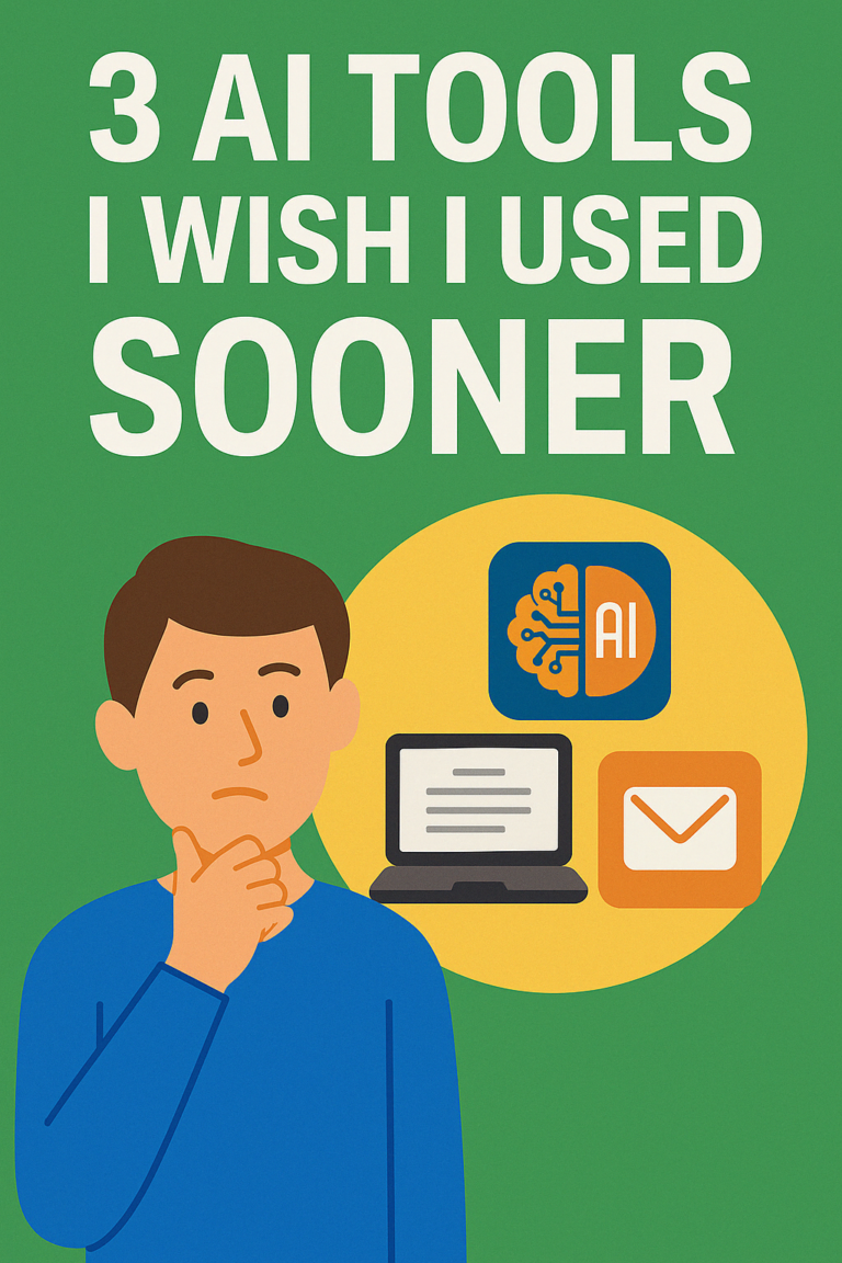Ai tools For online business, 3 I wish I used sooner.