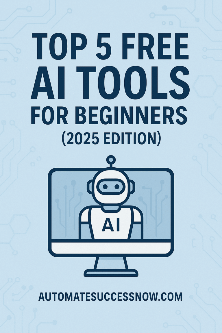 Top 5 Free AI Tools for Beginners