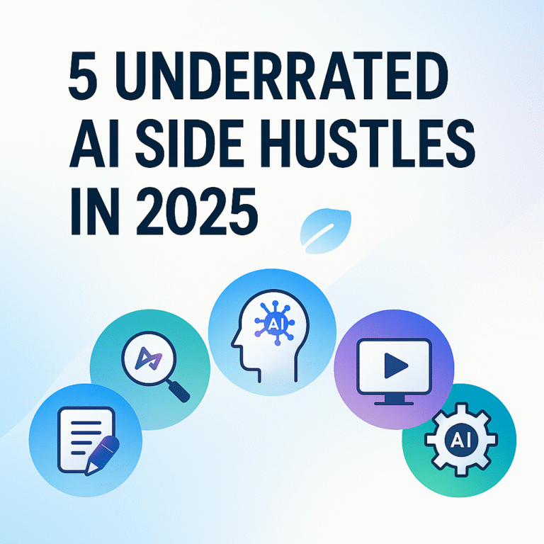 five underrated AI side hustles in 2025